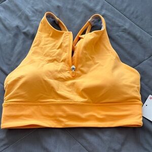 Lululemon Athletica Vibrant Orange Sports Bra